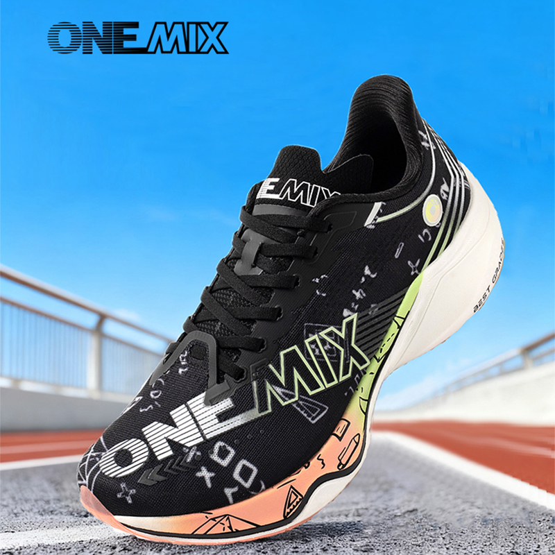 Carbon Plate Marathon Racing Shoes - ONEMIX Naylon Karbon Plakalı Yarış Koşu