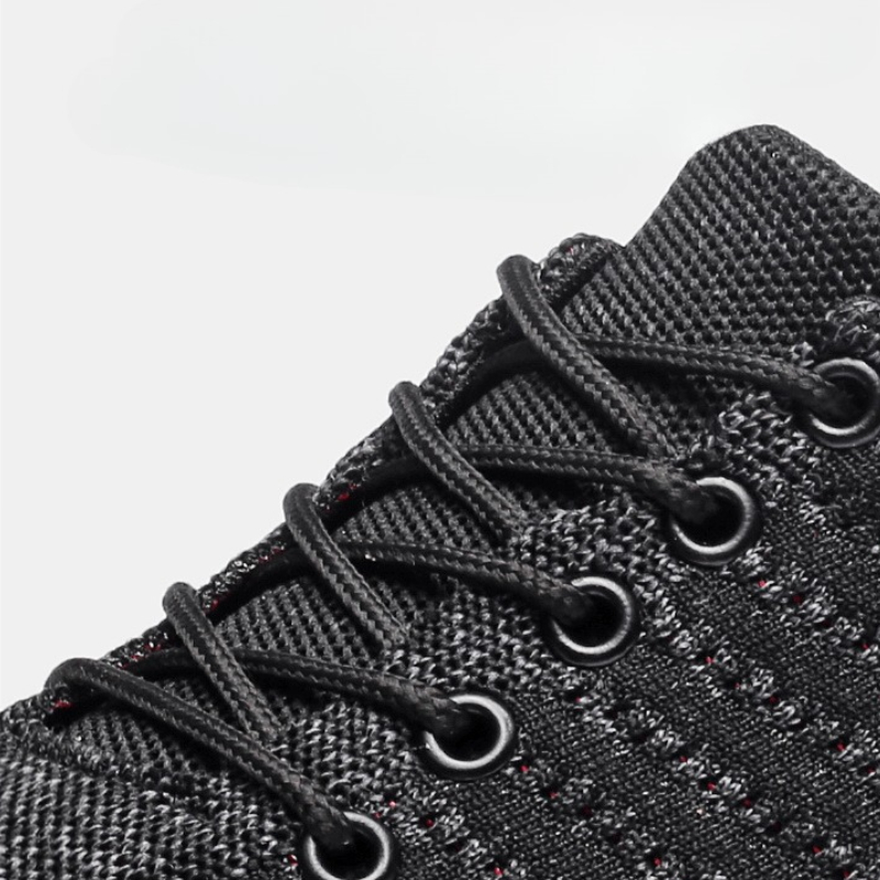 Erkek spor ayakkabı örgü ayakk - Knit Fabric Lace Up Sneakers incelemesi ve fiyatı