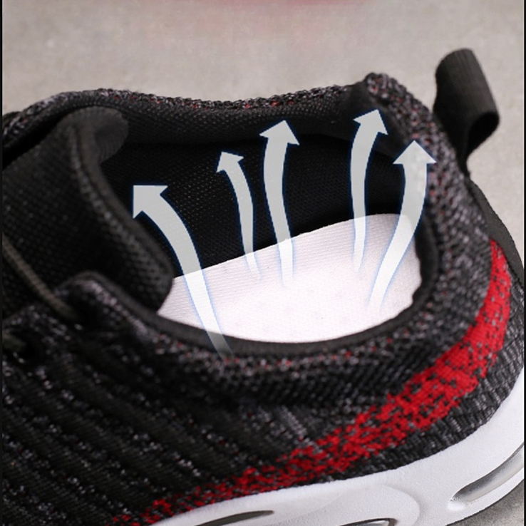 Erkek spor ayakkabı örgü ayakk - Knit Fabric Lace Up Sneakers incelemesi ve fiyatı